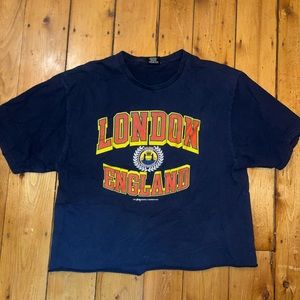 Slightly Cropped Stussy Graphic Tee